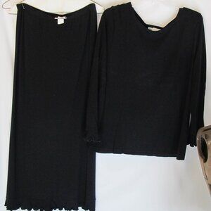 Freeport Studio 2 piece black skirt and top  PL/PXL